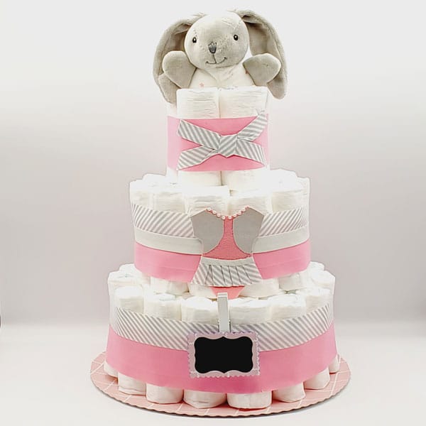 Tarta Pañales 3 Pisos Conejita